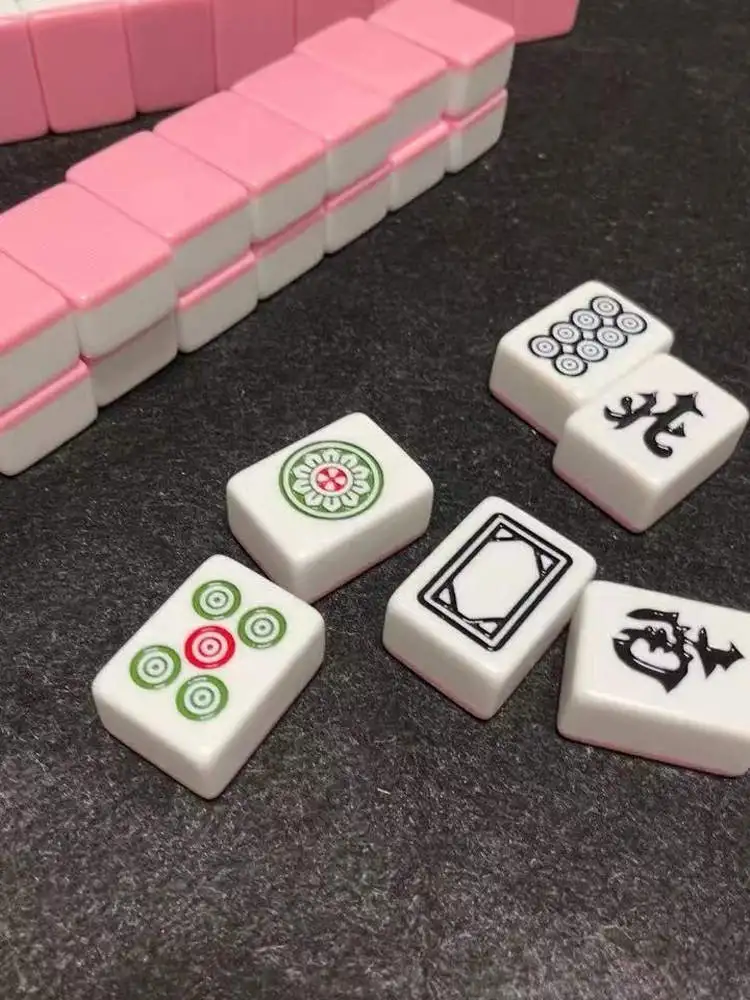 

Home Use Mahjong Tiles Hand Rubbed Medium Large Size 08 36 44 Pieces Sichuan Guangdong Mahjong Cards Yung Xin Brand