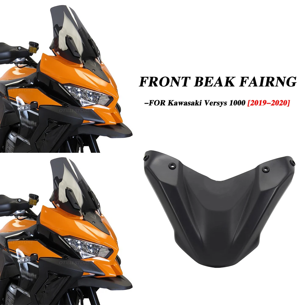 

Carbon Fiber For Kawasaki Versys 1000 S SE 2021 2020 2019 Motorcycle ​Front Beak Fairing Extension Wheel Extender Cover