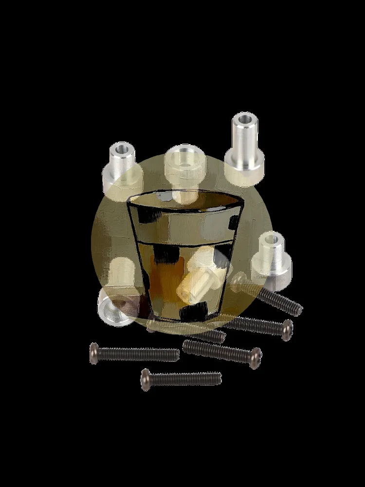 

Комплект металлических кронштейнов для увеличения высоты колонн для моделей автомобилей 1/12 MN82 MN82S с большими колесами, запчасти для модификации и тюнинга