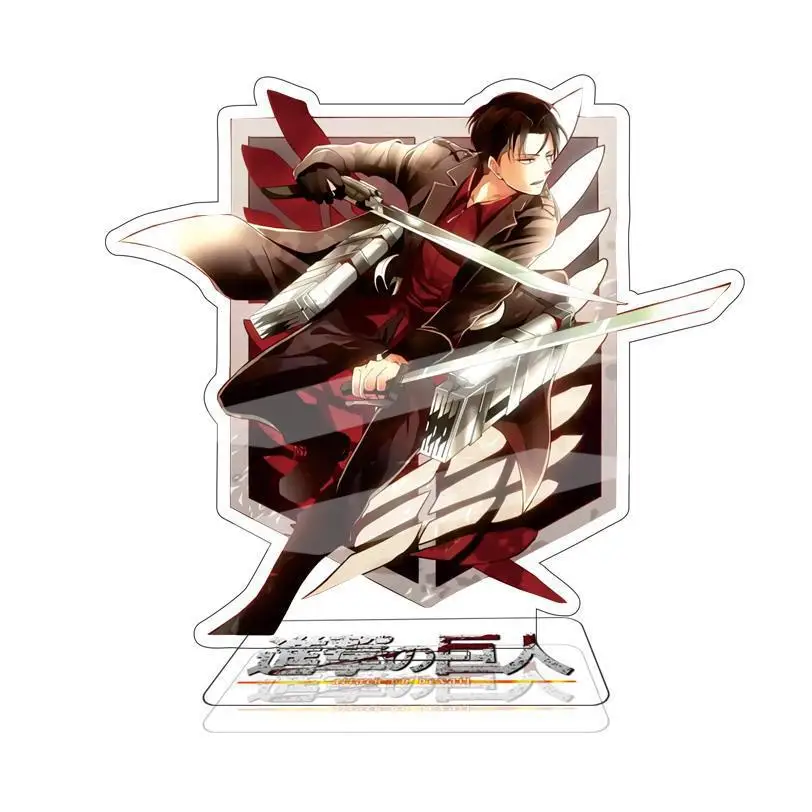 Anime Attack On Titan Acrylic Stand Shingeki No Kyojin Figures Miniatures Manga Figurines Garage Kits Model Toys Ornaments Decor