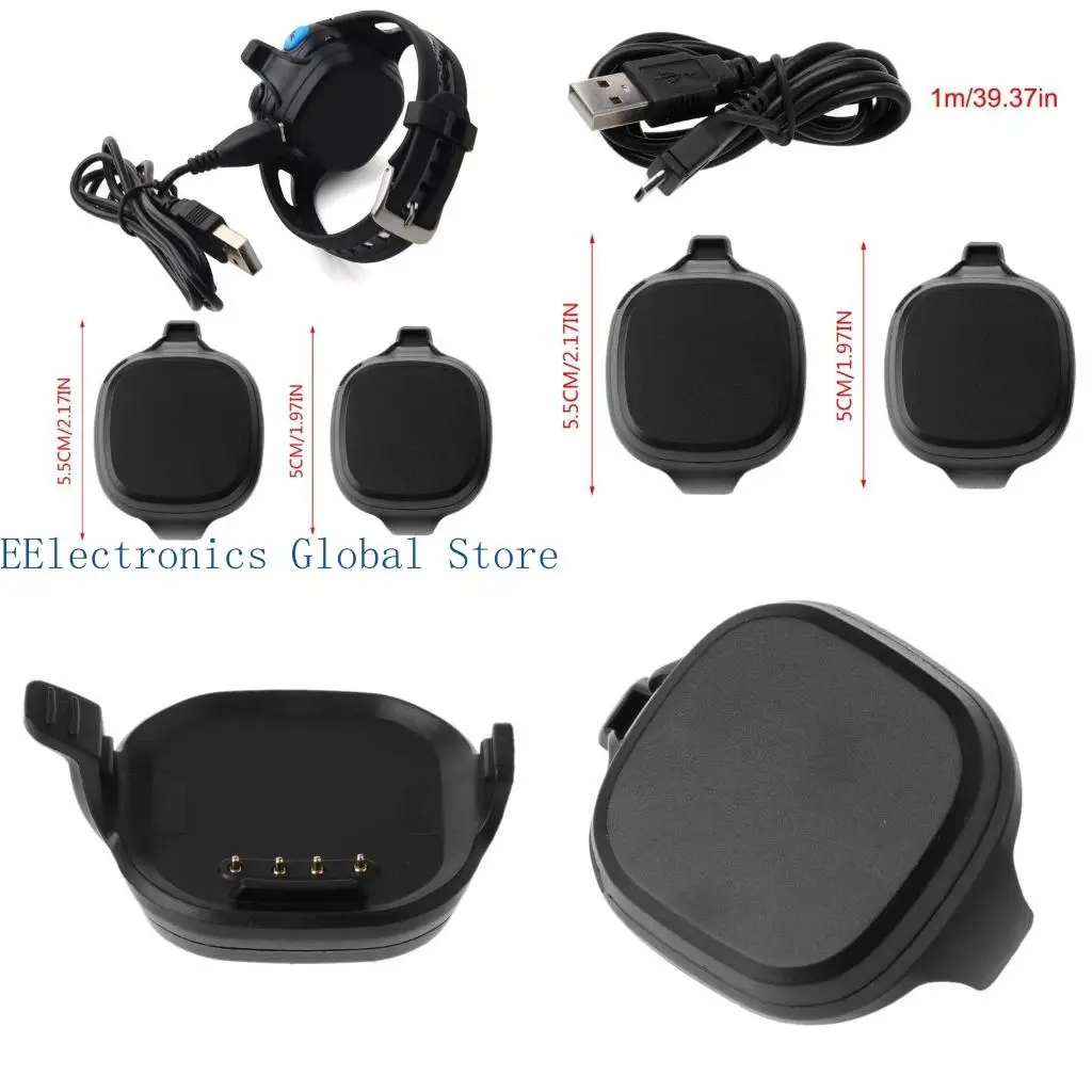 

462B for Smart Watch Dock Adapter USB Quick Charging Cable Cord Wire Fit for Forerunner 10/15 Wristwatch