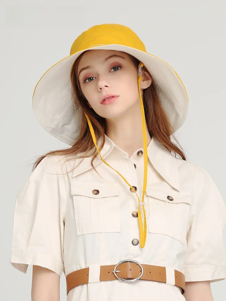 kamon-flagip-store-chapeau-de-protection-solaire-pour-femme-a-large-bord-pour-le-printemps-et-l'exterieur-ideal-pour-le-cyclisme-en-coton-raye-decontracte