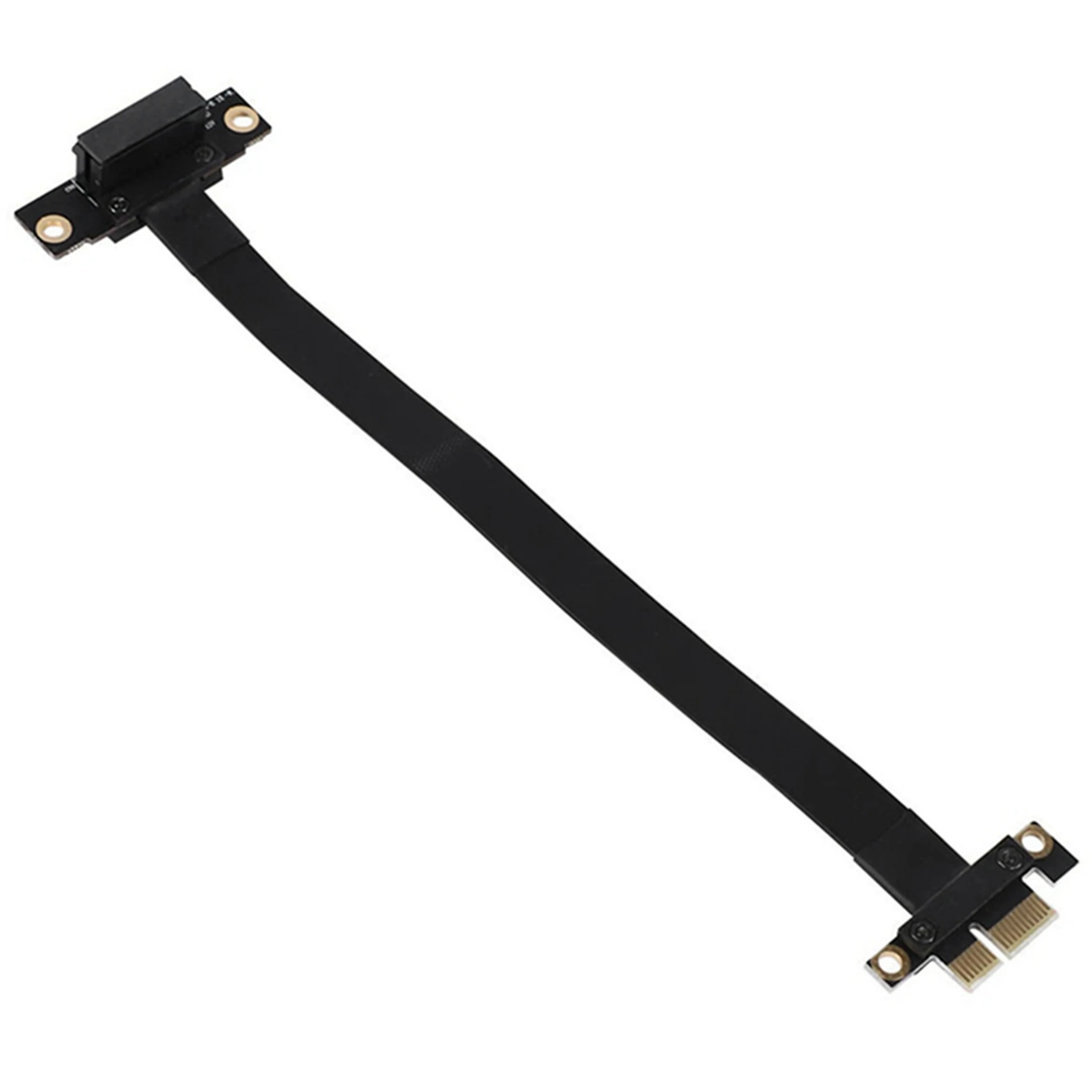 Efficient 3X 90 Degree PCI-E PCI Express 1X To 1X Slot Riser Card Converter Extender Ribbon Adapter Extension Cable Gold Plated