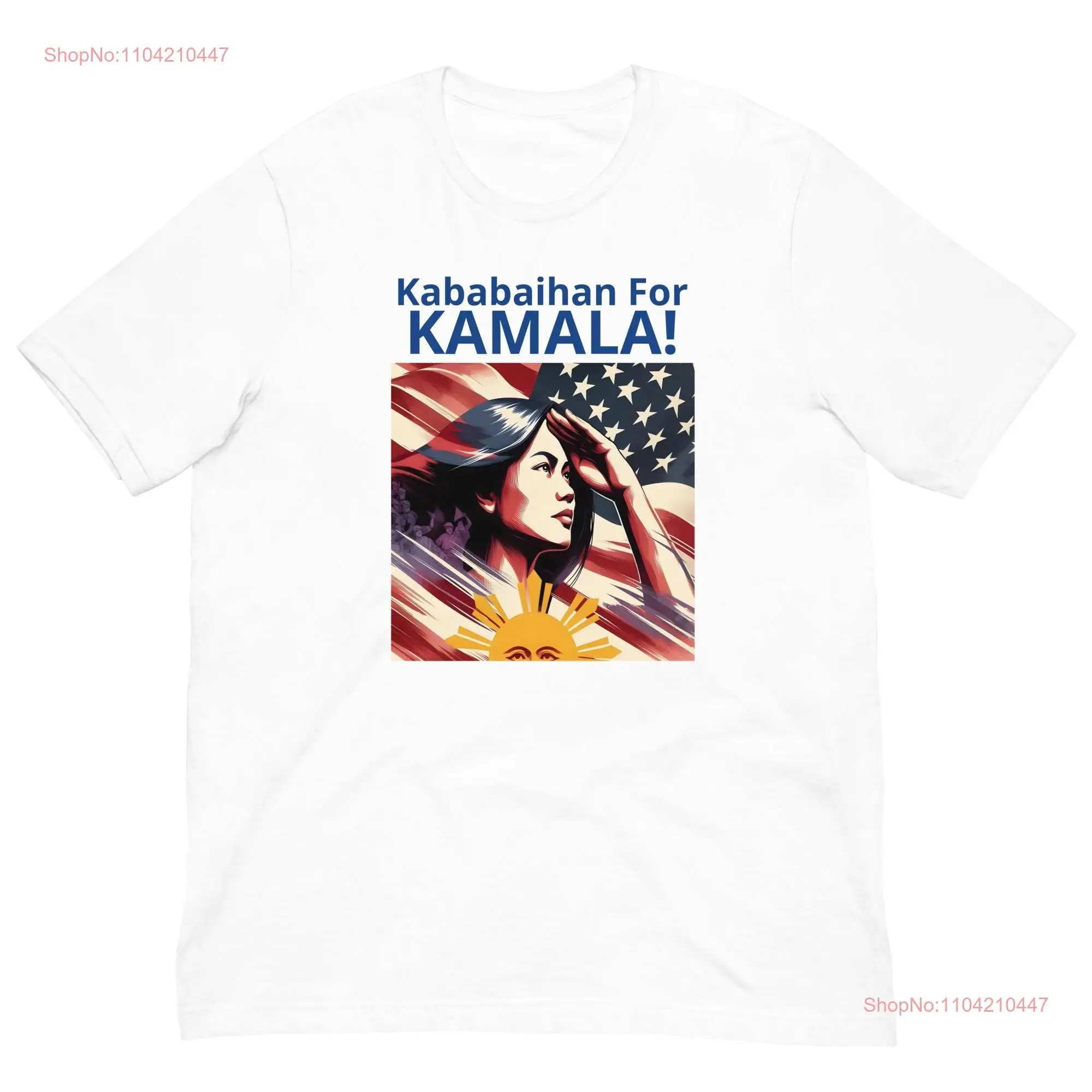 Kababaihan Para Kay Kamala Filipino Harris for President t shirt long or short sleeves