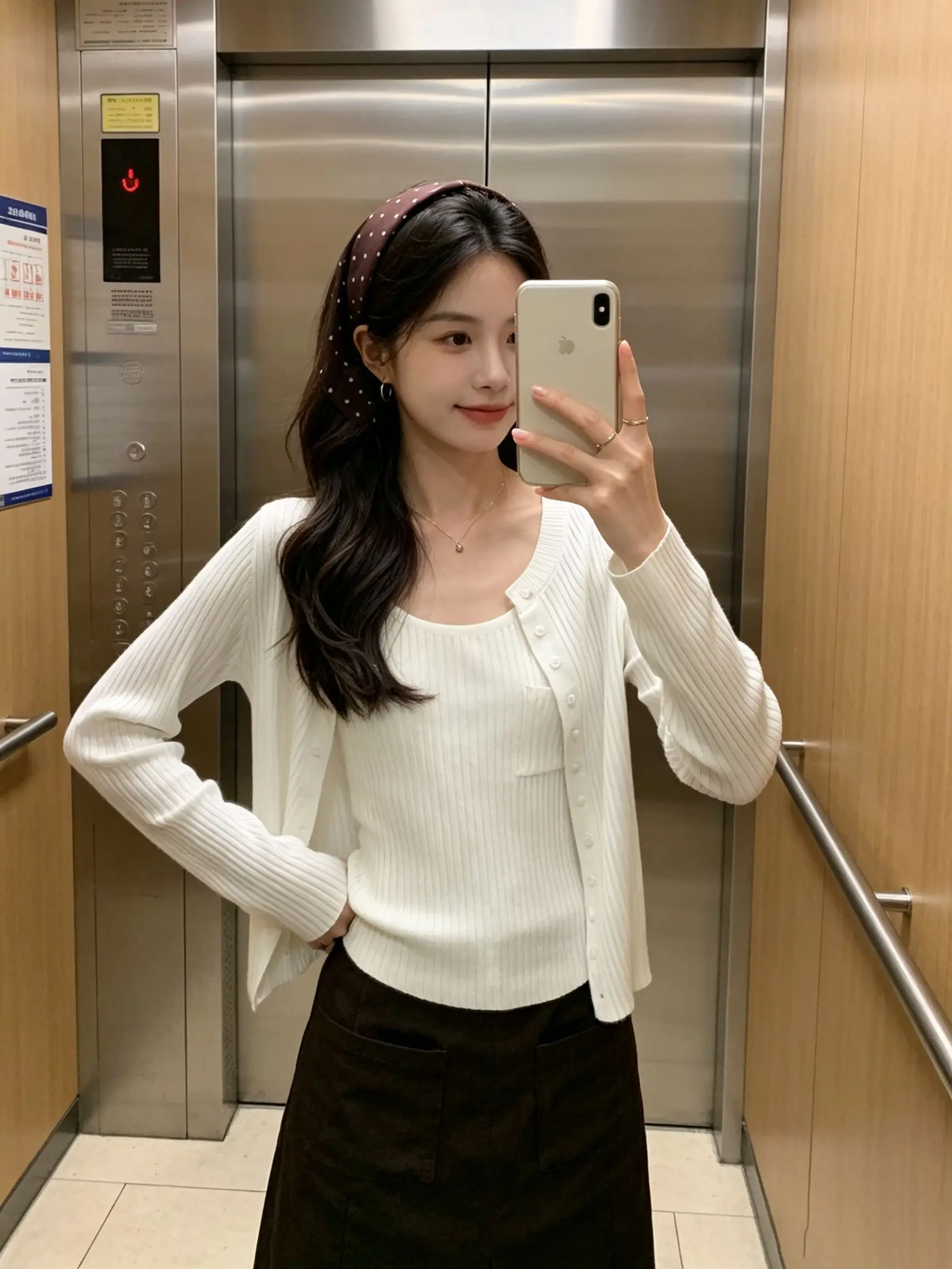 Loose Knitted Cardigan Women's Long Sleeve Button up Sun Protection Slimming Two Piece Set Outerwear Korean Style Casual OOTD
