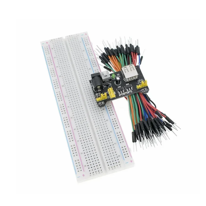 MB-102 MB102 Breadboard 400 830 Point Solderless PCB Bread Board Test Develop Dupont line DIY for arduino laboratory SYB-830