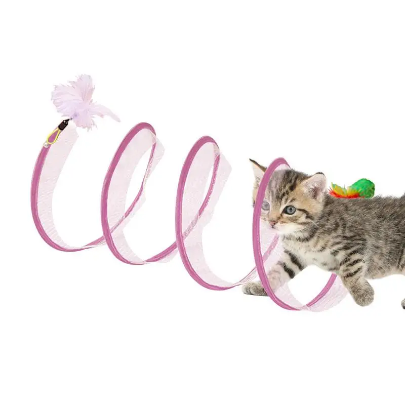 Cat Tunnel Toy Indoor Pet Tunnel Toy Foldable Pet Adventure Tunnel Toys For Cats Dogs And Small Pets Reusable Indoor Pet Tunnel