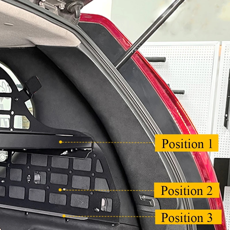 For Nissan Rogue X-Trail T31 2008-2013 Rear Boot Trunk Modular Cargo Rack Shelf Storage Hanging Board Molle Panel