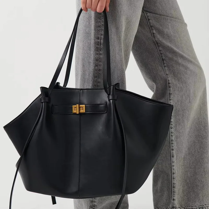2026 Trend American Style Shoulder Bags Lady Chic Large Capacity Handbags Women High-Quality Pu Leather Commute Bag