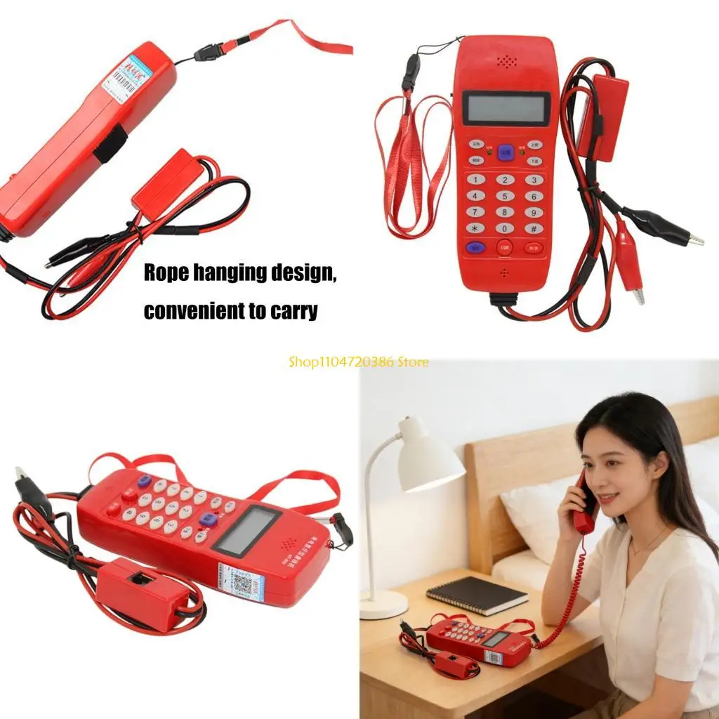 

K0EA NF-866 Telephone Phone Butt Test Tester Phone Tester Linemans Tool Cable Set