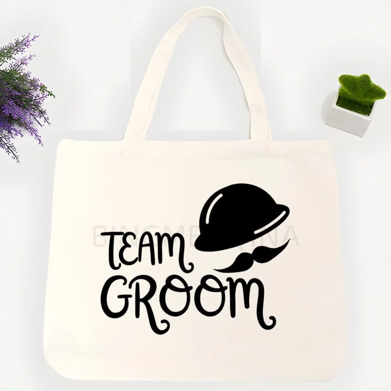 

Многоразовая сумка-шоппер Team Groon из джута для пикника и покупок (Bolsa Compra Sacolas)