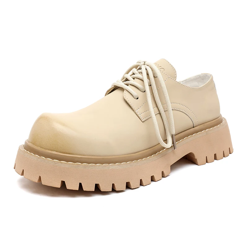 

VIPOL High-quality British-style thick-soled formal leather shoes and Korean business leather casual shoes