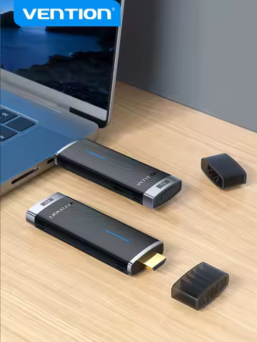 Vention 무선 HDMI TV 리시버, 5GHz 와이파이 디스플레이 프로젝터, HD TV 동글 스마트 스틱, 안드로이드 IOS용, 40m HDMI 무선 어댑터