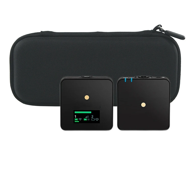 Estuche de viaje duro de repuesto para sistema de micrófono Lavalier inalámbrico Digital compacto de doble canal Rode Wireless GO II