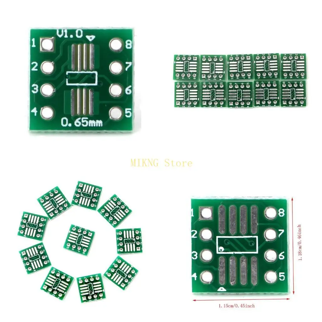 10 قطعة SOP8 SSOP8 TSSOP8 إلى DIP8 محول محول لوحة دارات مطبوعة أفضل بيع