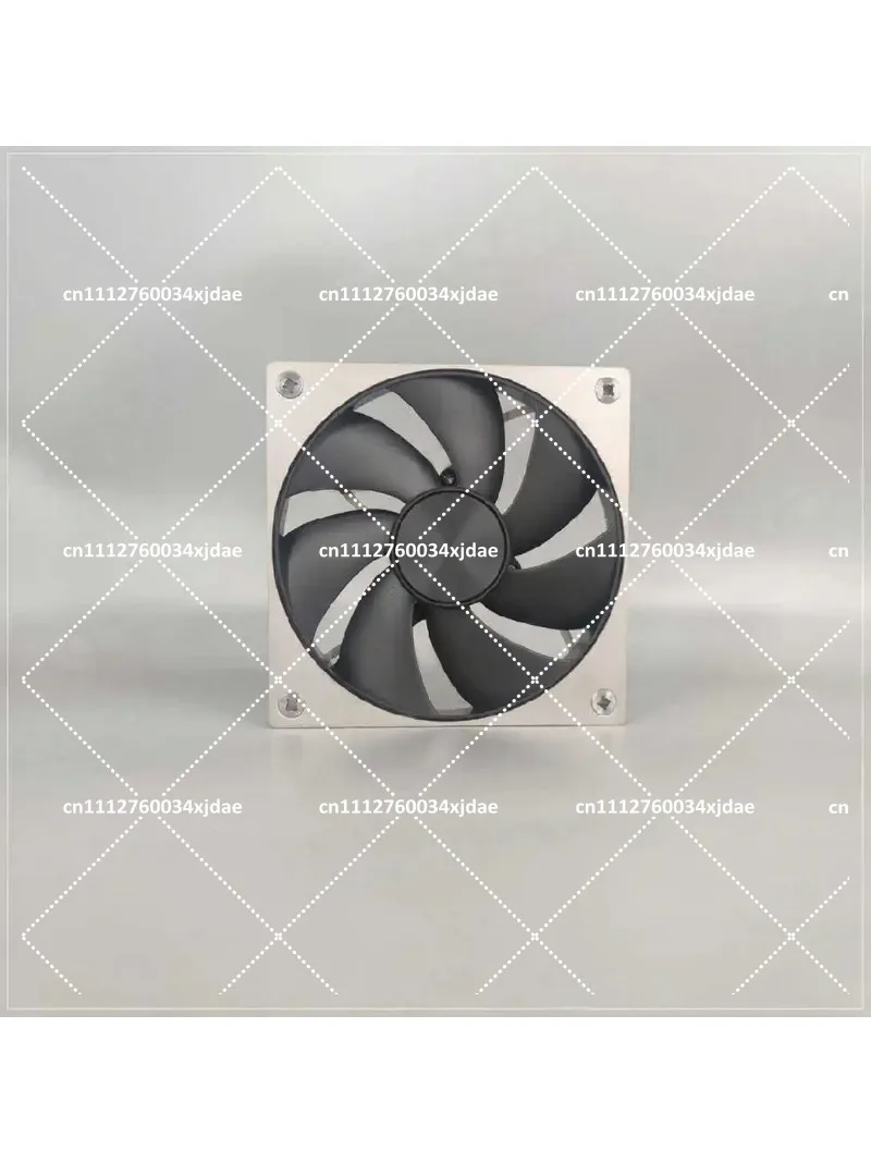 12V Liquid Bearing 12CM Fan All-Metal Case Cooling Fan for Graphics Card