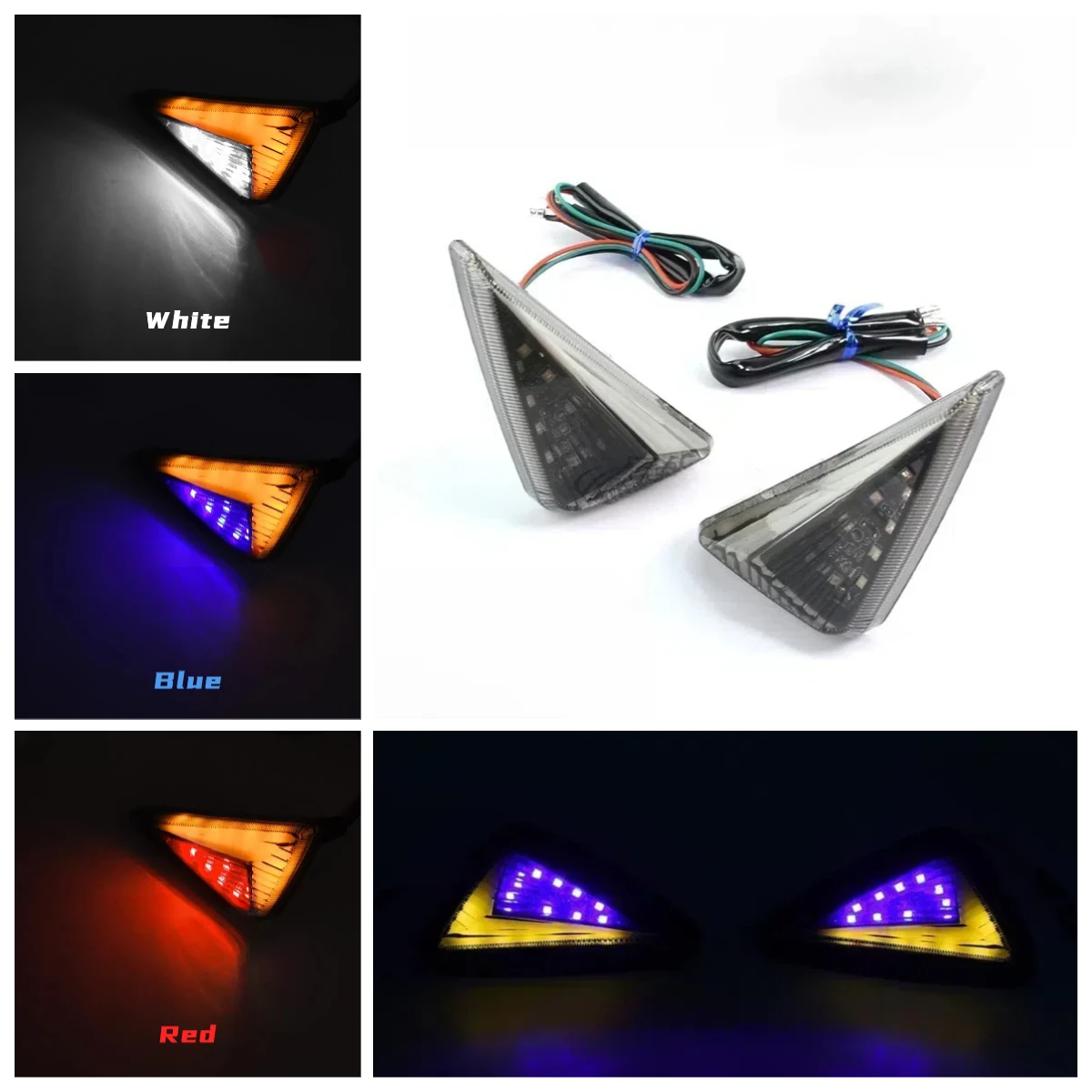 

Motorcycle Universal Flowing Water Light Signal Lamp Turn Signal Light 12V Daytime Running Light