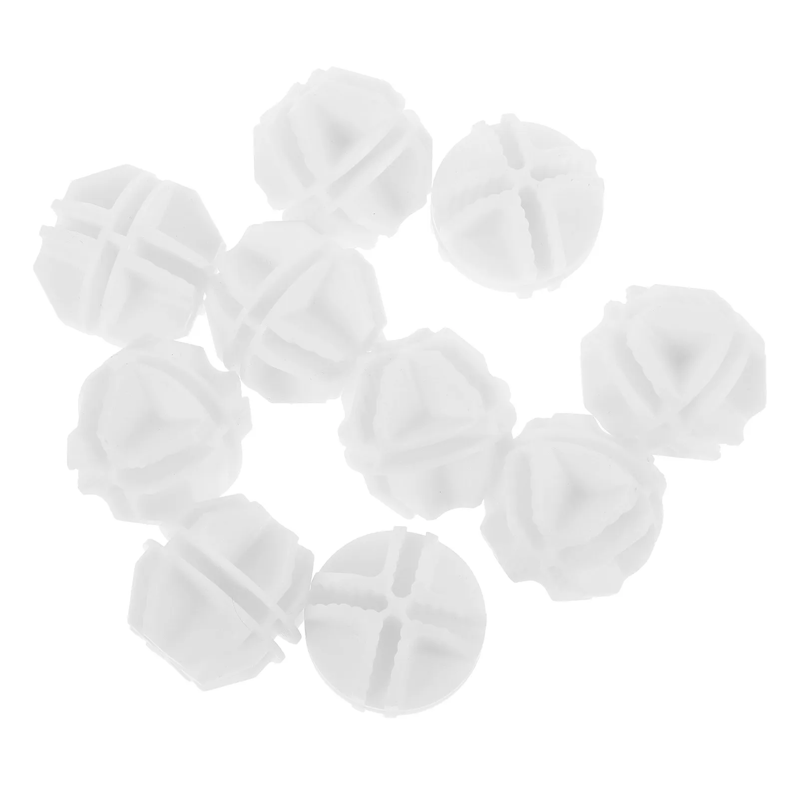 10Pcs Ball Type White Wire Plastic Cube Connectors Storage Cabinet Buckle Wire Grid Shelf Dividers Organizer Shelf Organizer