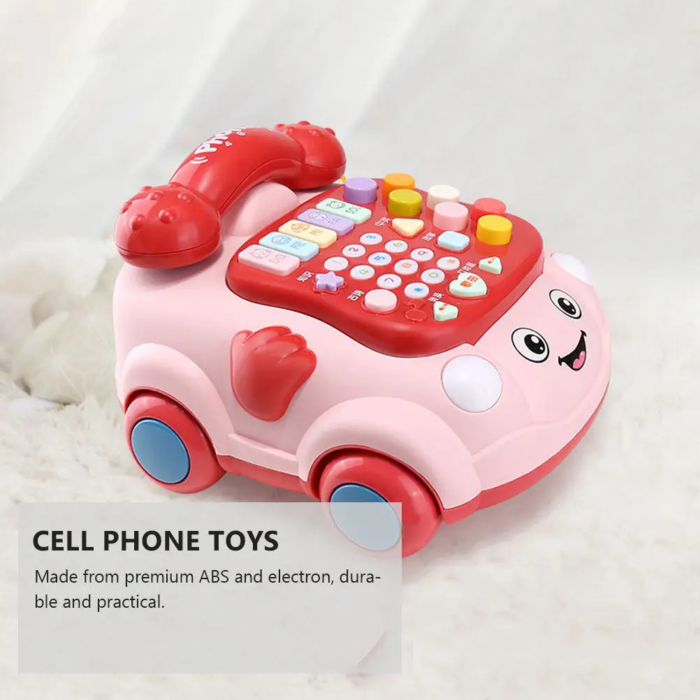 

1Pcs Early Education Phone Car Baby Educational Plaything Learning Hand Brain Development Multi Functional Phone Car