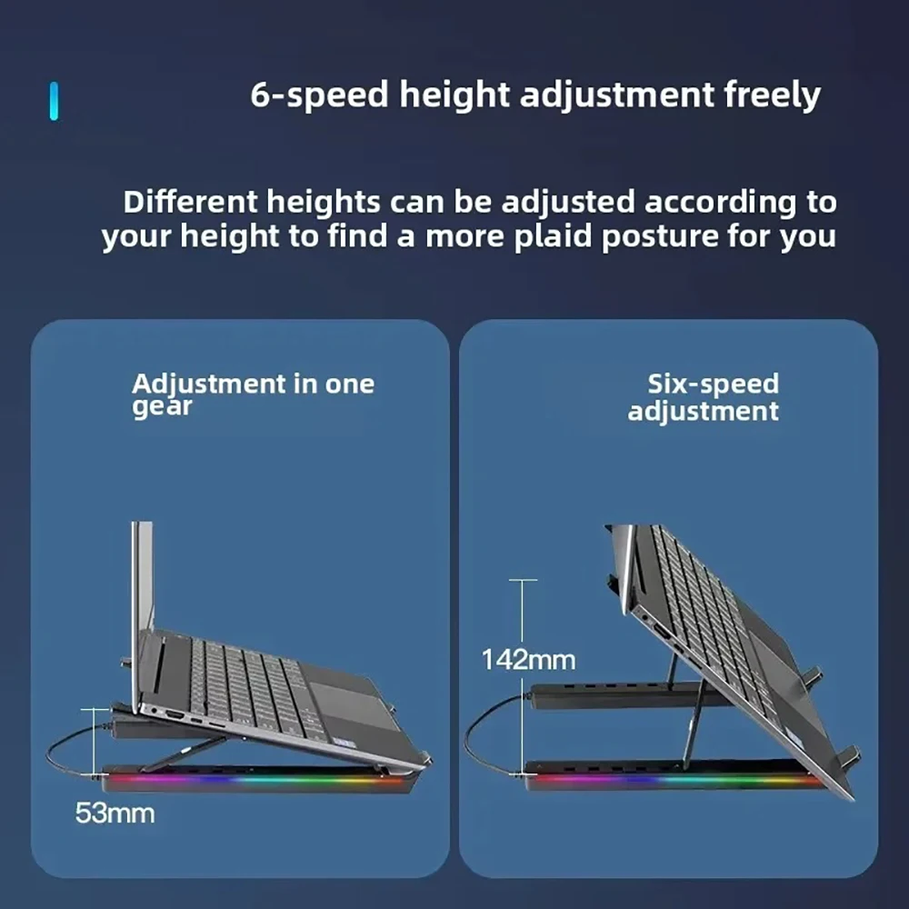 Tablet Bracket Docking Station 4-in-1 USB C Hub Aluminium Alloy Laptop Holder Docking Station TYPE-C USB Splitter for PC Macbook