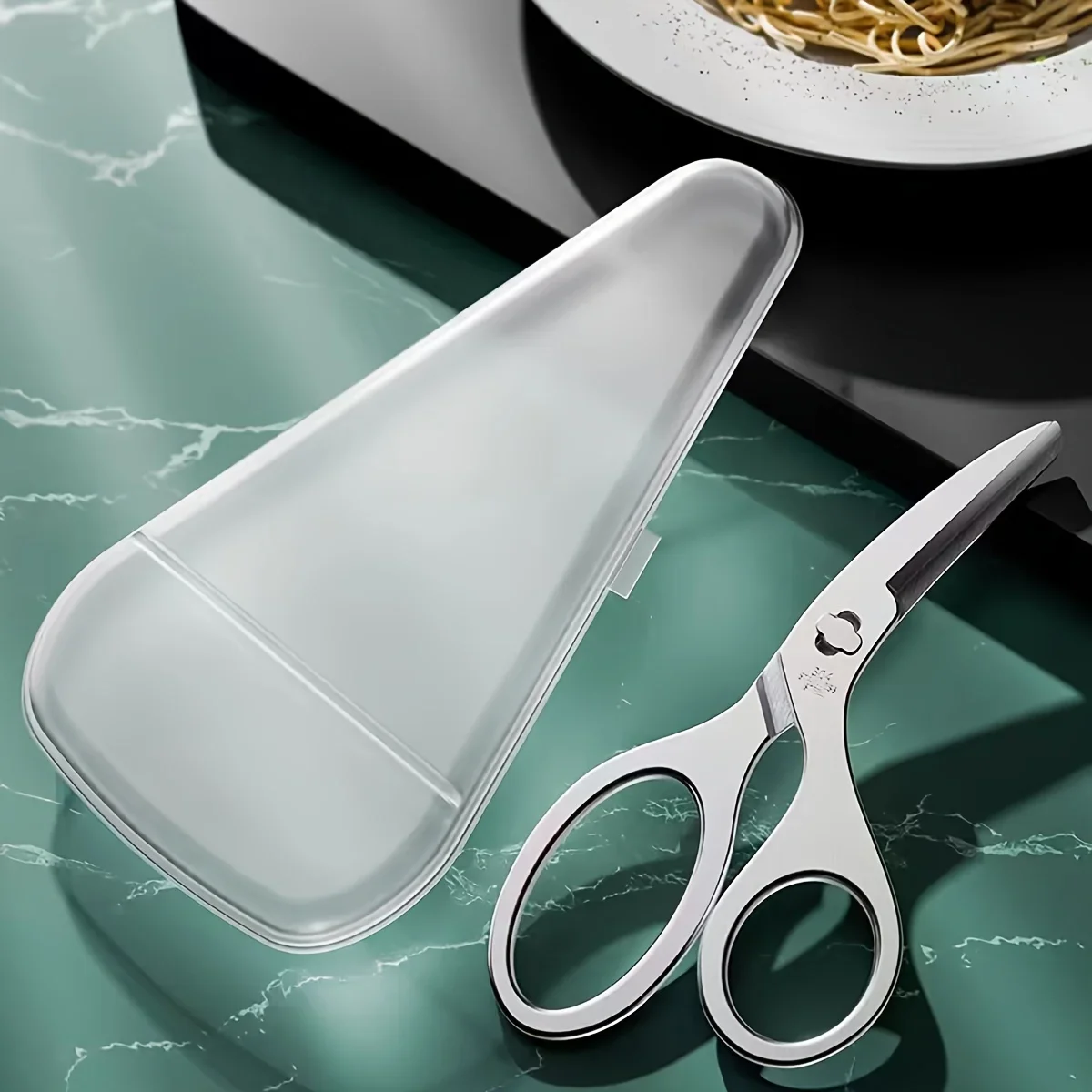 Stainless steel kitchen scissors household multifunctional food scissors detachable food supplement scissors