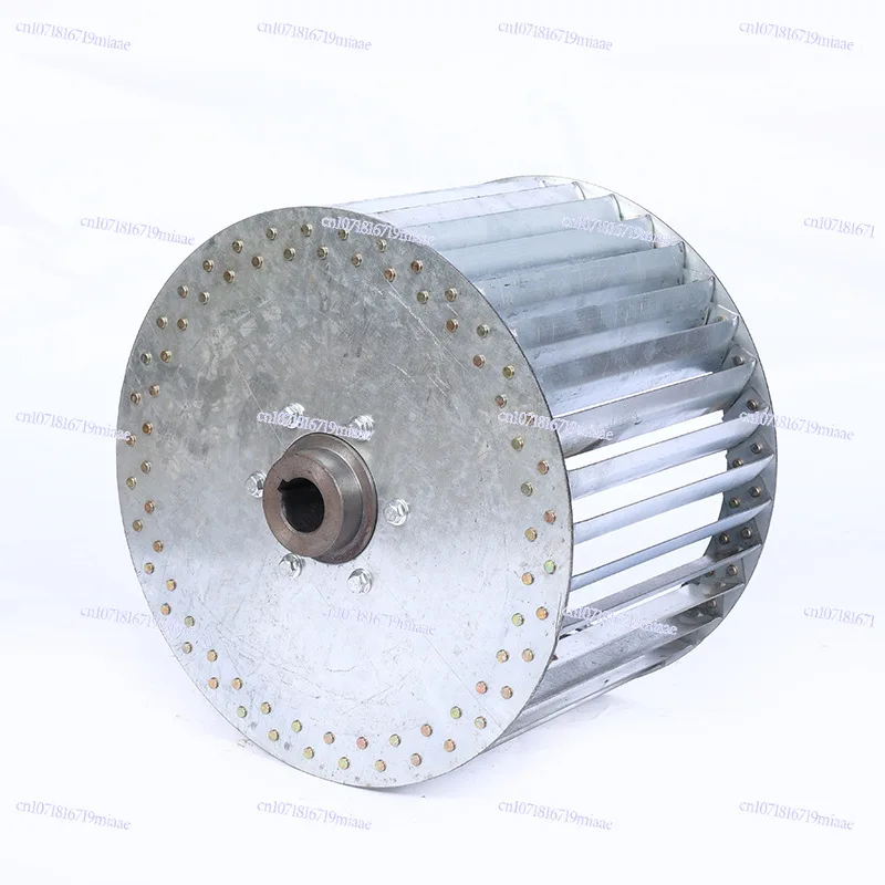 11-62 Multi-wing centrifugal fan impeller, galvanized steel plate Multi-wing impeller, high temperature resistant strength