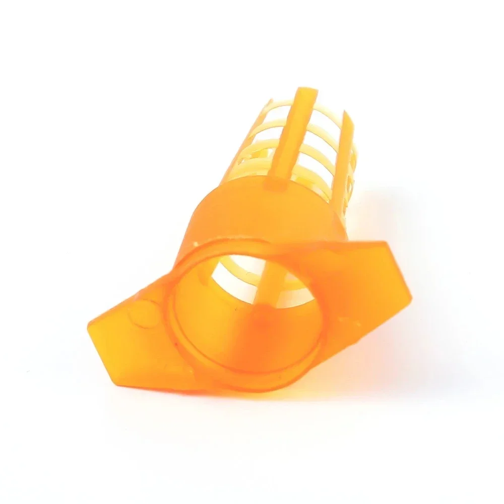 20 Pcs Plastic Bee Queen Cages Cell Cover Cap Protective Cellular Tool Beekeeping Supplies Beekeeping Tools