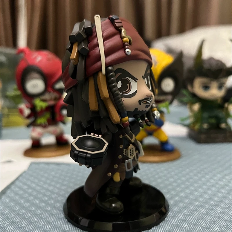 Hot Toys pirati dei caraibi: Dead Men Tell No Tales Jack Sparrow COSBABY Mini Figure Toy Anime Action Figures ornamento regalo