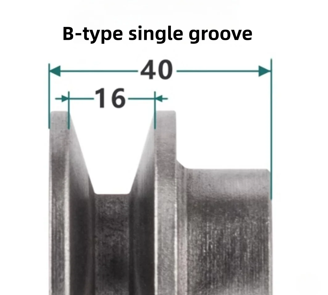 1pcs OD:80mm Groove width:16mm 1B Type Cast Iron Belt Pulley Single Groove Motor Pulley  Complete Motor  V-belt Pulley