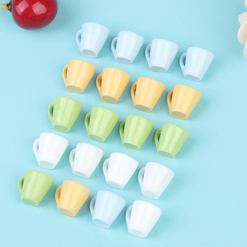 4 個 1:12 ドールハウスミニチュアアクセサリーミニ樹脂マグモデルシミュレーション和風水カップおもちゃドールハウス装飾