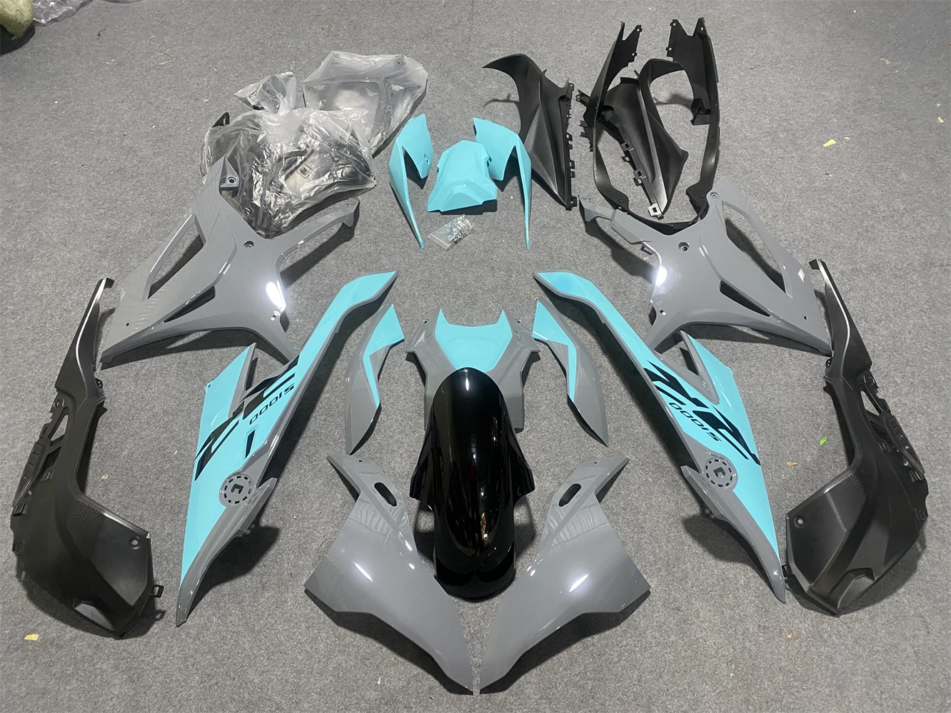 Motorcycle Fairing Kit Suitable for S1000RR 19-22 years S1000 2019 2020 2021 2022 Fairing Cement ash