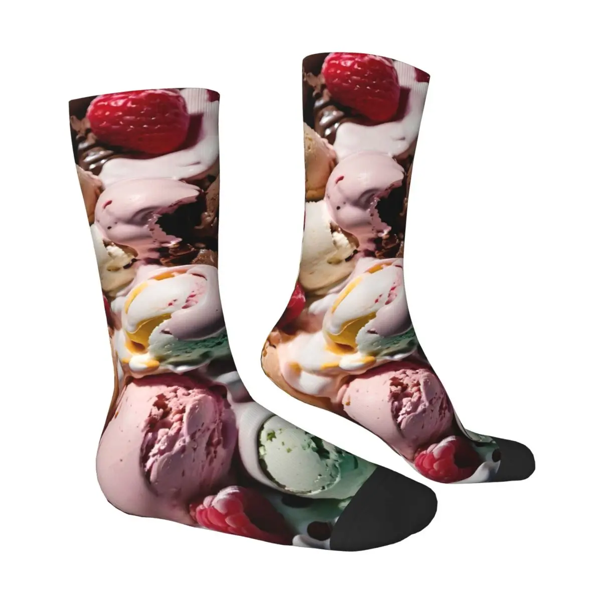 جوارب آيس كريم حلوة جوارب قوطية للجنسين للرجال جوارب تزلج مريحة للخريف جوارب غير قابلة للانزلاق