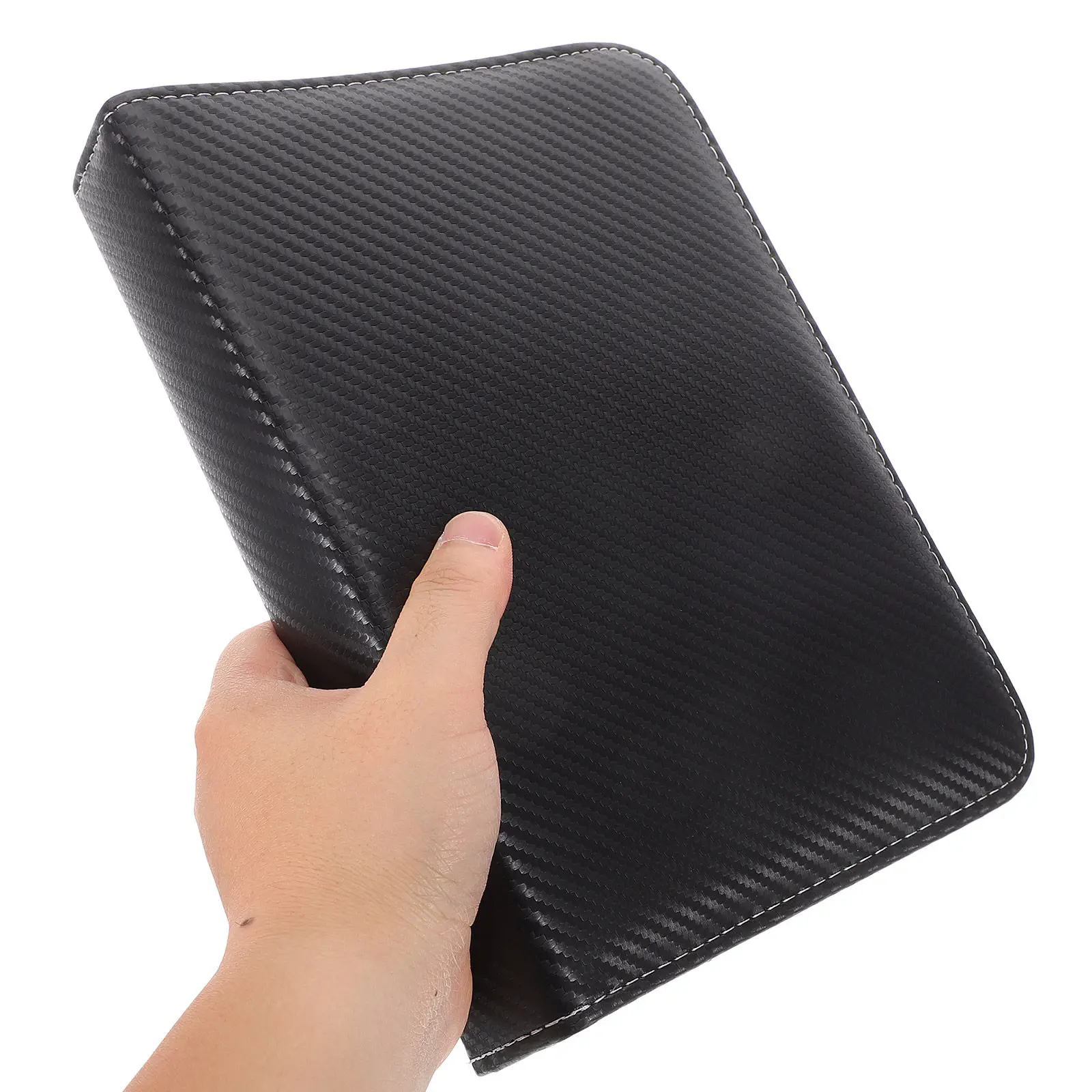 Professional Trading Cards Binder with Sleeves Pages Pocket Organizer for Sports Gaming Cards Zippered Closure PU