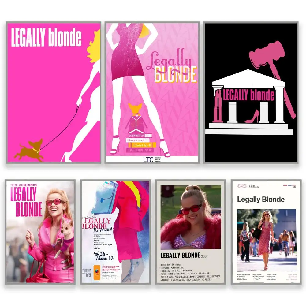 Legally Blonde Creative Space Design Aesthetic Wall Decals Personal Space Decor Poster