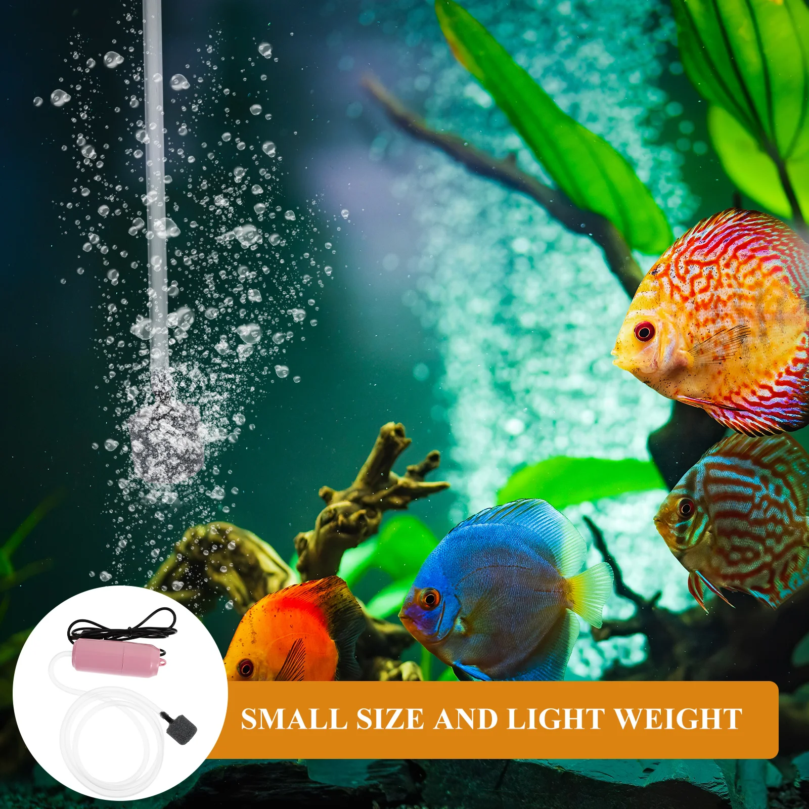 

1Set Mini USB Oxygen Aerator Pump Fish Tank Air Pump Aquarium Oxygenation Tool Portable Lightweight Durable Suitable for Outdoor