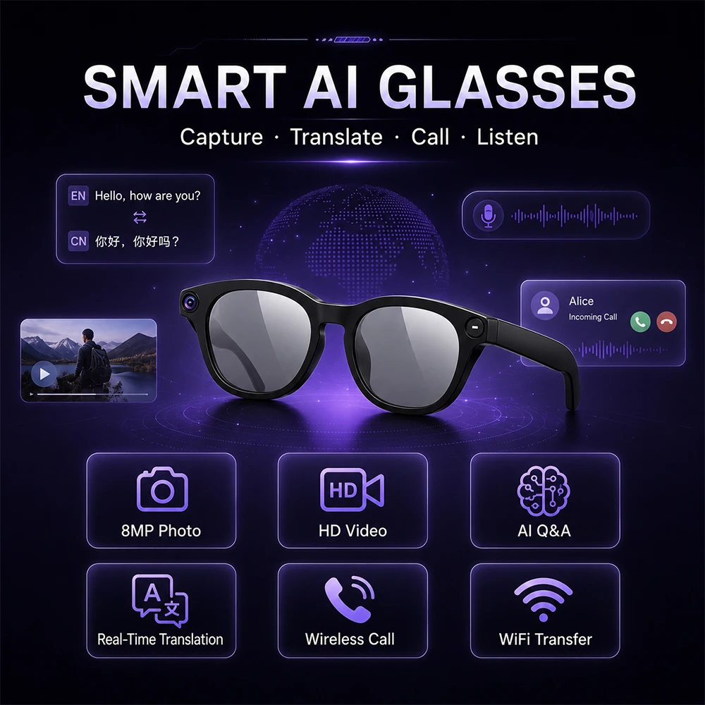 Gafas Inteligentes con IA 2026 - Smart Glasses Lens reseña y precio
