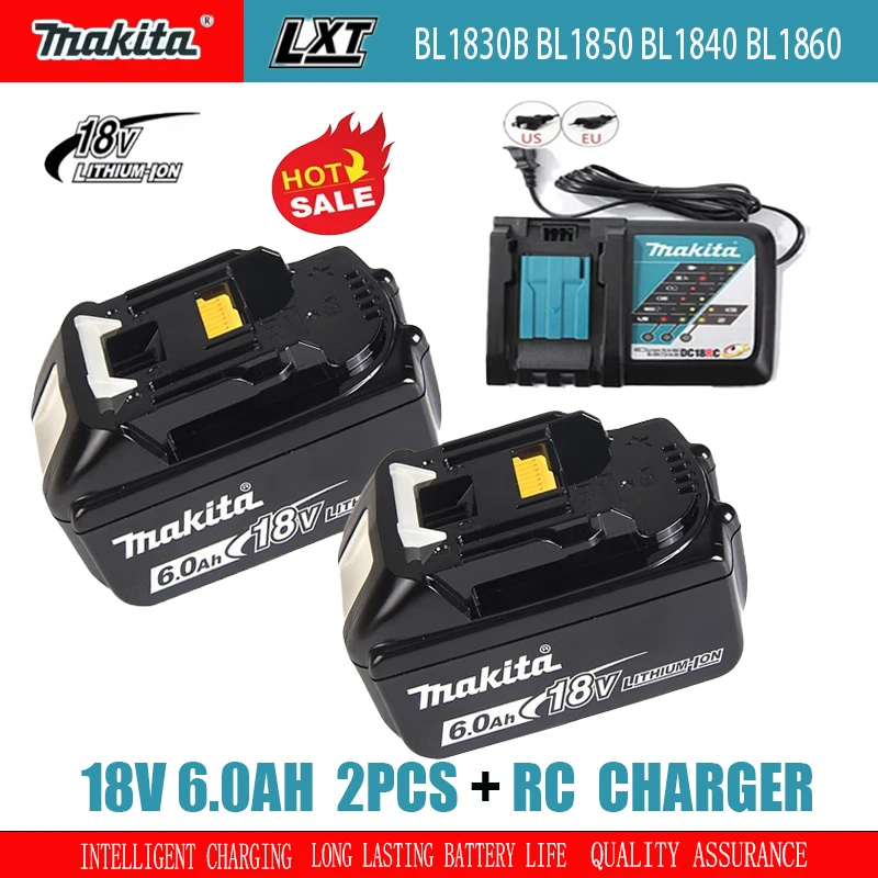 

Original new Makita 5Ah/6Ah/9Ah for Makita 18V battery BL1830B BL1850B BL1850 BL1840 BL1860 BL1815 to replace lithium battery