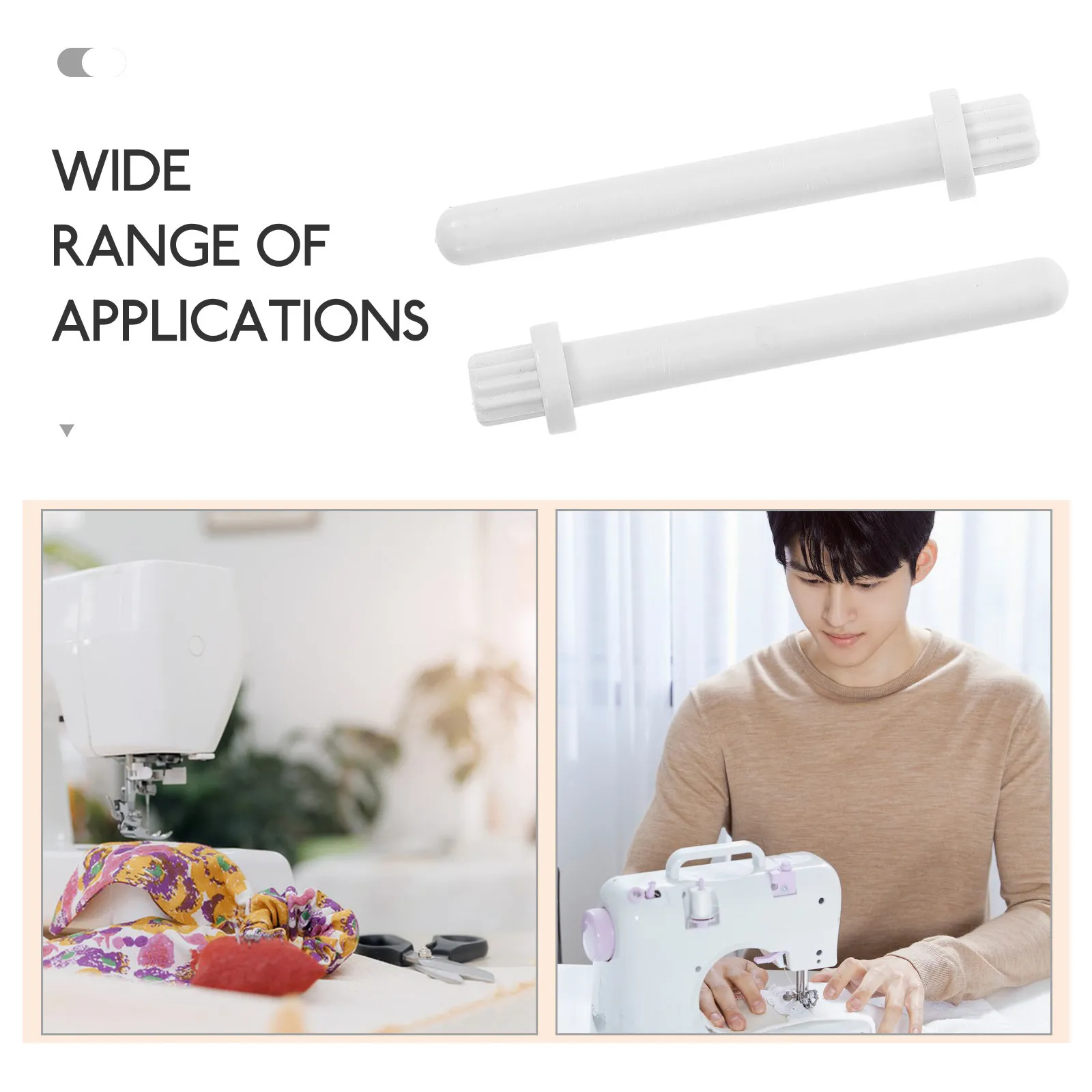 3Pcs Sewing Machine Spool Pin Plastic Thread Holder Stable Bobbin Reel Clip Auxiliary Sewing Accessory Replacement for Household view 3