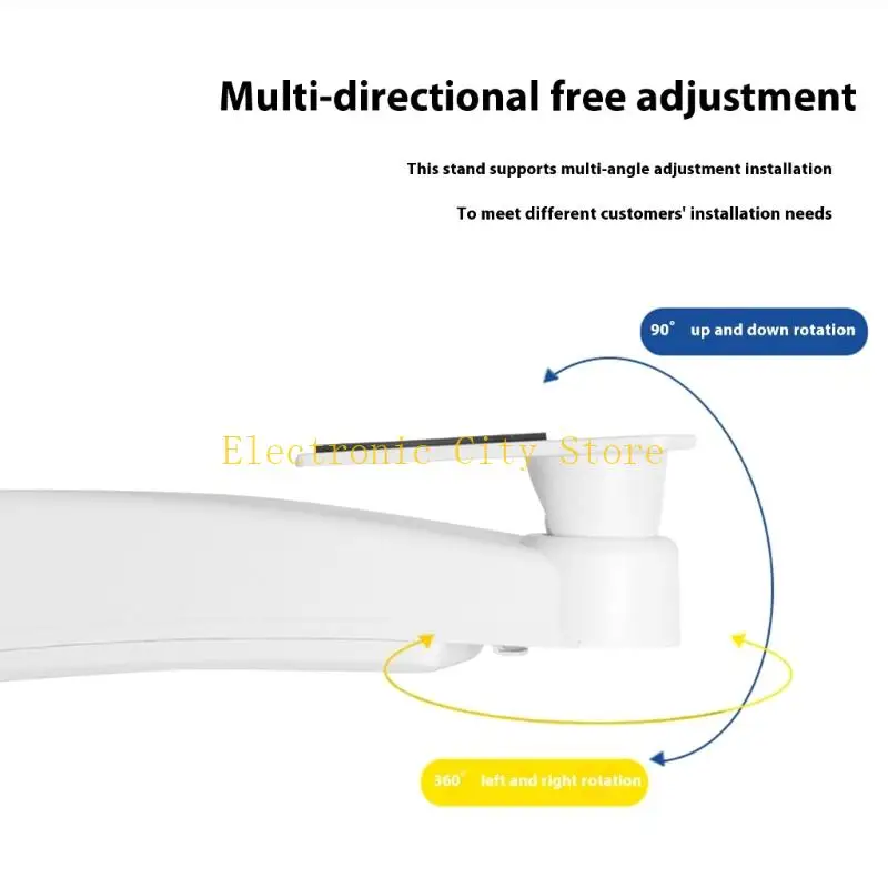 Surveillances Camera Bracket With 120° Vertical 360 Degree Horizontal Adjustment HU8D
