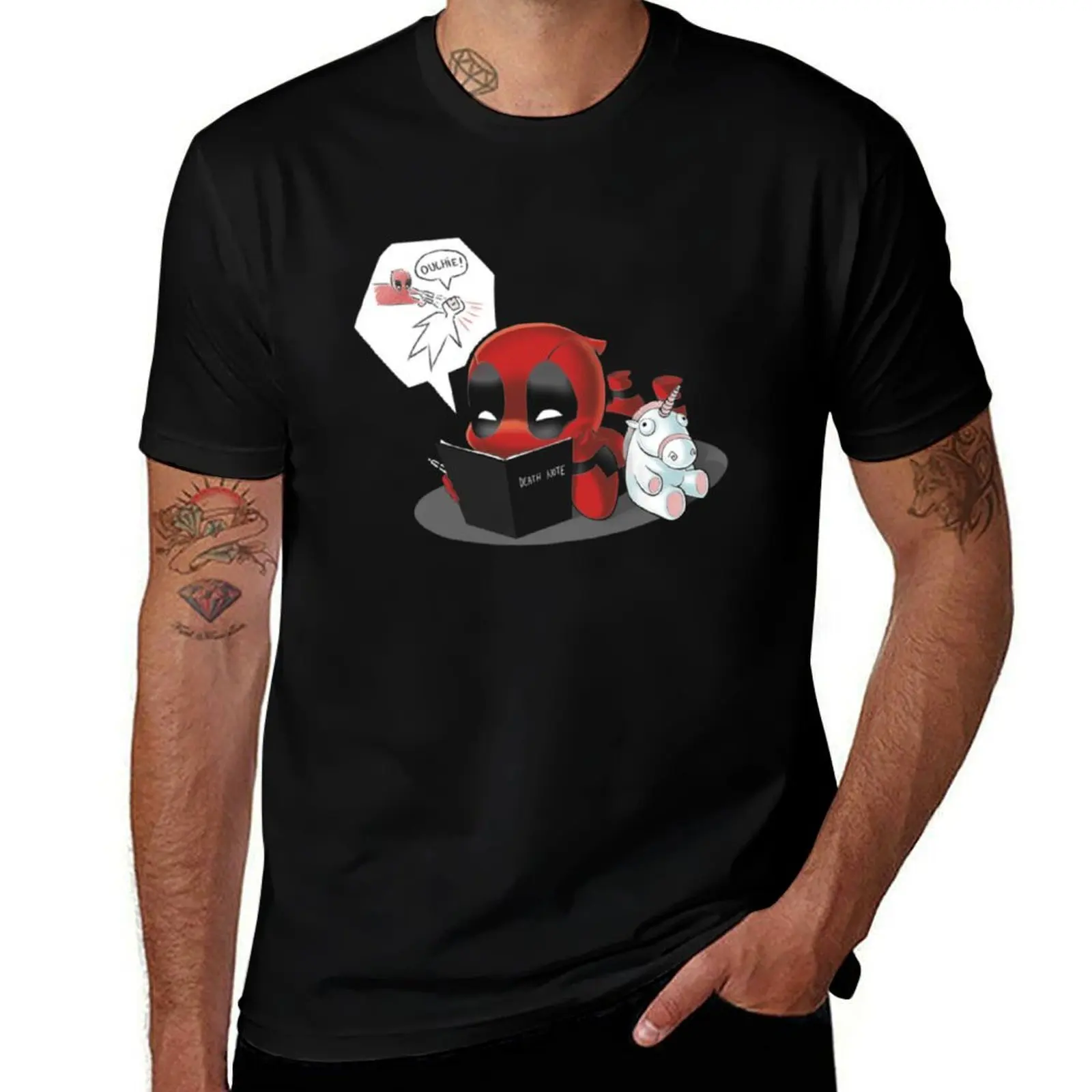 

Death merc T-Shirt t shirt man casual black cotton t-shirt plain for man package T-Shirt