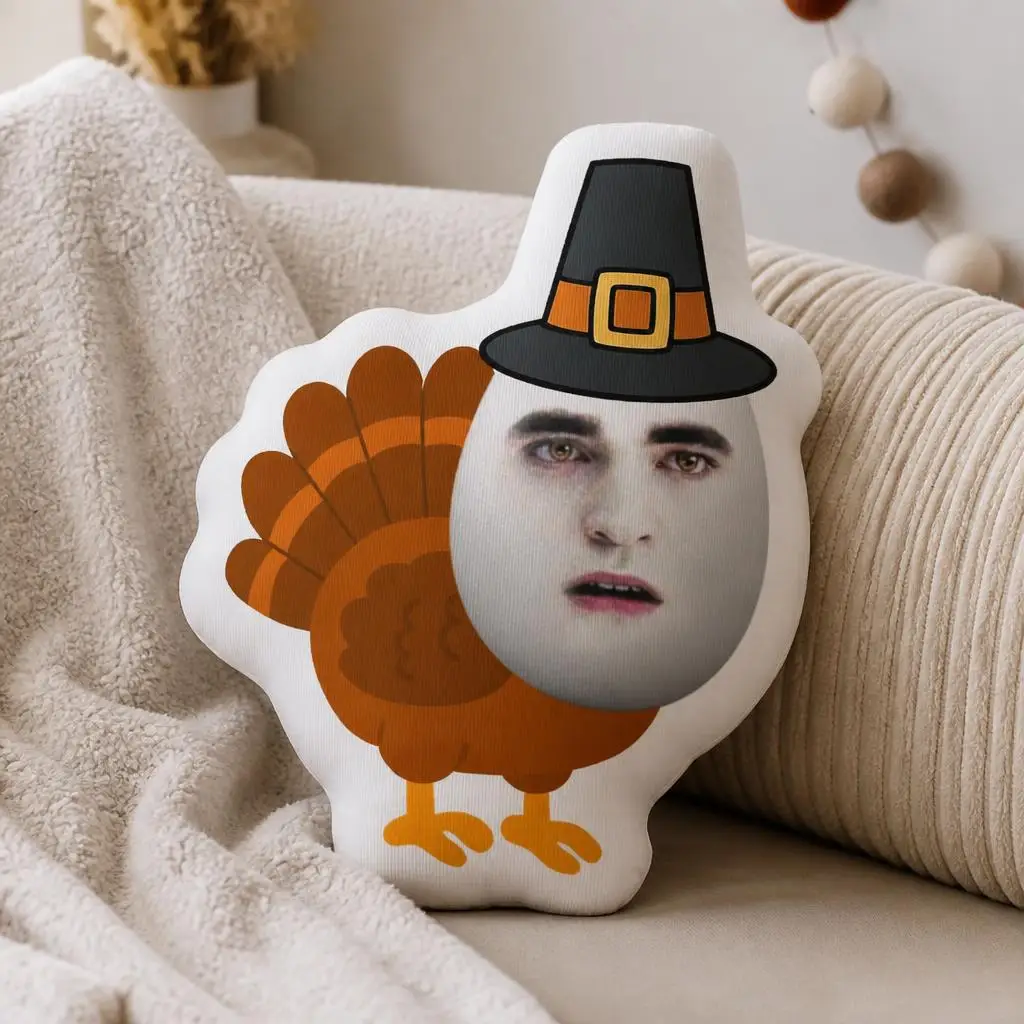 Funny Thanksgiving Turkey Shaped Throw Pillow Pilgrim Eggward Cushion Stuffed Decorative Sofa Home Decor Fall Holiday
