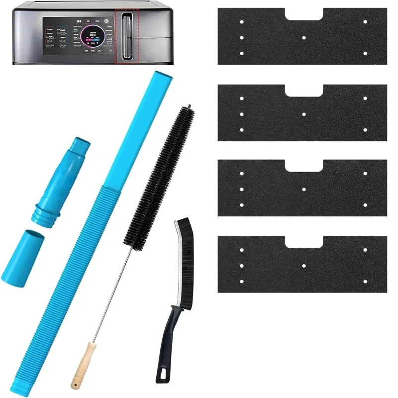 

Утолщенный плюшевый фильтр WH01X35719, сменная деталь, комплект из 7 предметов для стирально-сушильной машины.