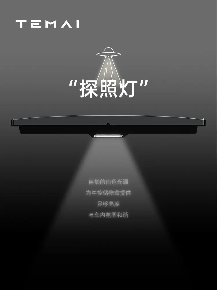 Suitable for Tesla Model 3, modelY docking station, central control HUB expander, USB splitter hub accessories