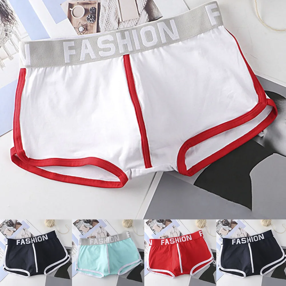 

Men Cotton Soft Underwear Seamless Simple Sports Men's Panties U Convex Pouch Boxer Breathable Shorts Comfortable Trunk Fashion
