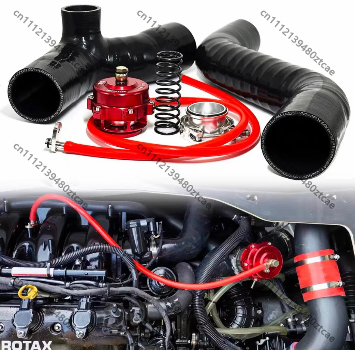 Pressure relief valve kit boost cooling performance compatible with 230HP 300HP jet ski turbo intercooler upgrade spare parts