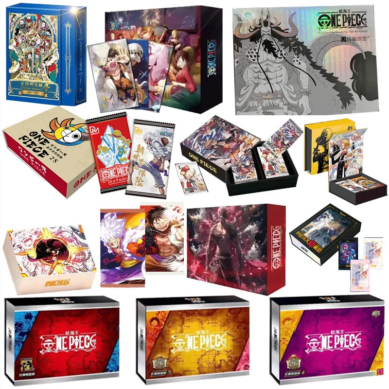 

New Genuine One Piece Endless Treasure 4 Anime Collection Card Booster Box Series Rare SXR SSP Card Toy Children's Birthday Gift