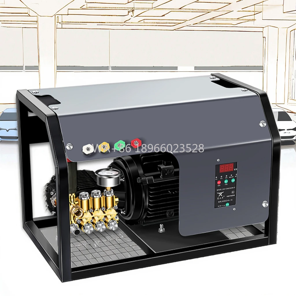 

4000W Electric High Pressure Washer 3200PSI 220Bar Automatic Car Wash Cleaning Machine Steel Wall Mounted Surface Cleaner Car