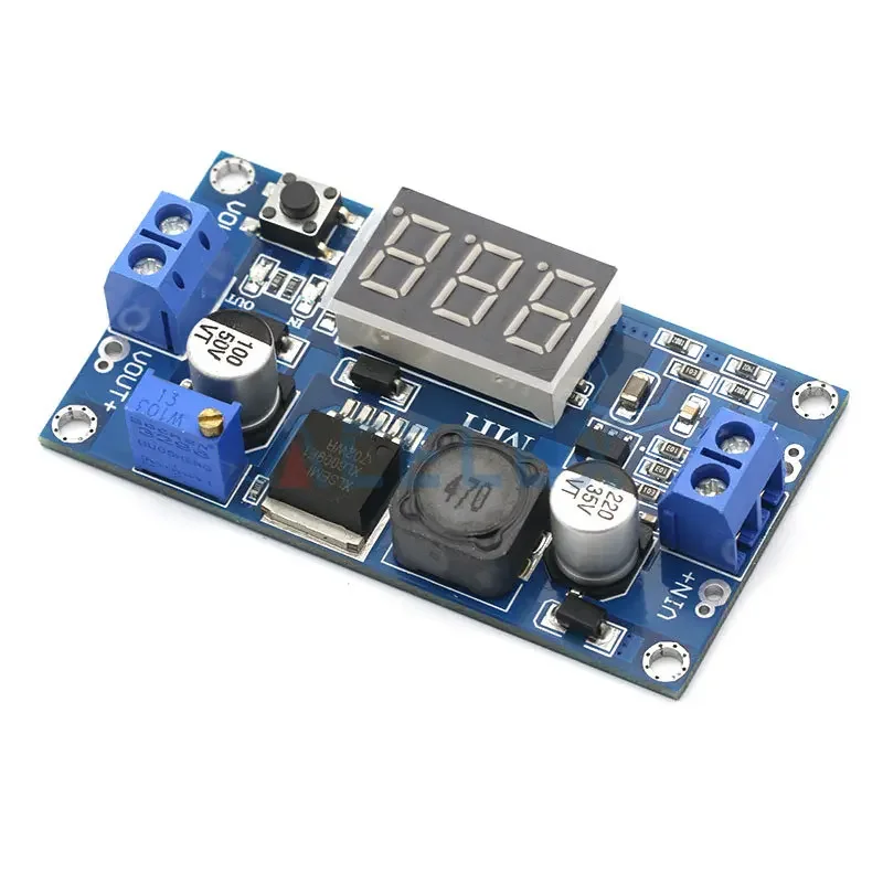 DC-DC XL6009 Digital Boost Step Up Power Supply Module Adjustable 4.5-32V to 5-52V Step-up Voltage Regulator With LED Voltmeter