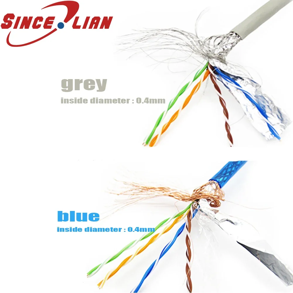 

Super Five High-Speed Network Cable Four Shielded Twisted Pair Wire Oxygen-Free Copper With Aluminum Shielded Network Cable