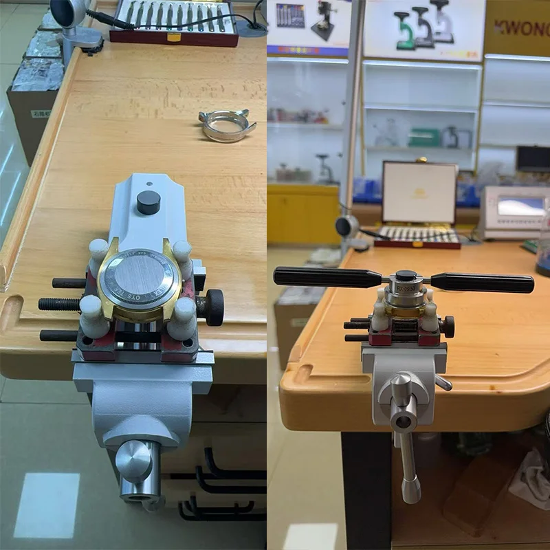 Kwong Yuen Uhrenreparaturwerkzeug Tischspanner Multifunktionaler Schwerlast-Tischspanner Flachspanner Tischspanner – Detail 1